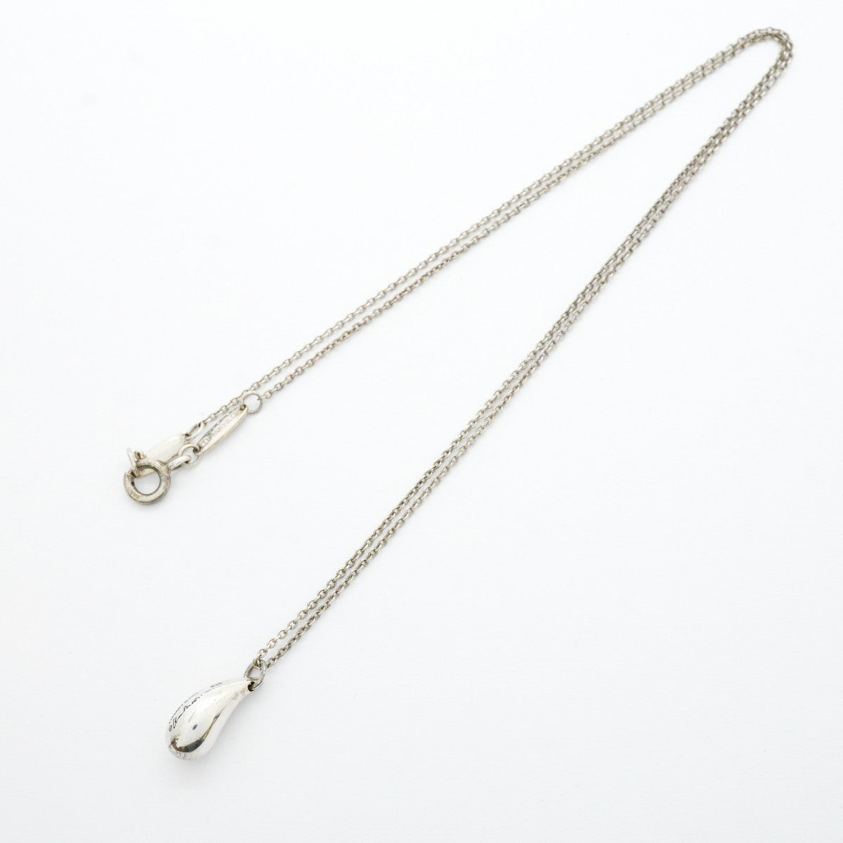 5jpb0215】ティファニー ネックレス ティアドロップ シルバー925【中古