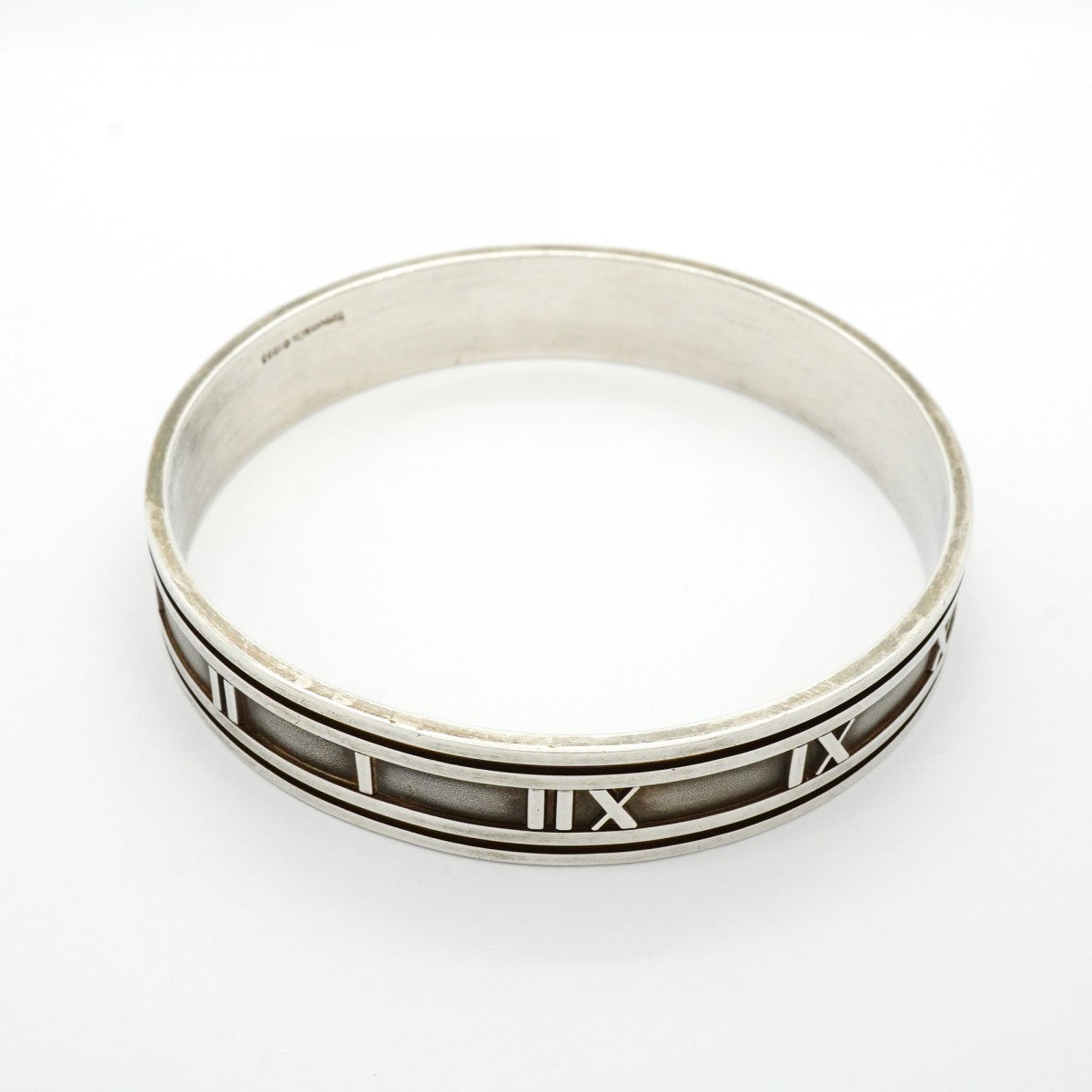 5jpb0216】ティファニー バングル アトラス シルバー925【中古