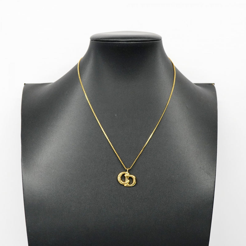 Dior ゴールドネックレス　即購入ok クリスチャンディオール Christian Dior ネックレス ロゴ メタル