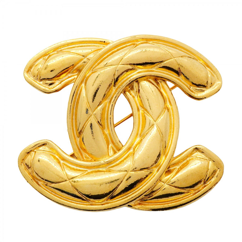 5jpb0227】シャネル ブローチ ヴィンテージ ココマーク マトラッセ GP