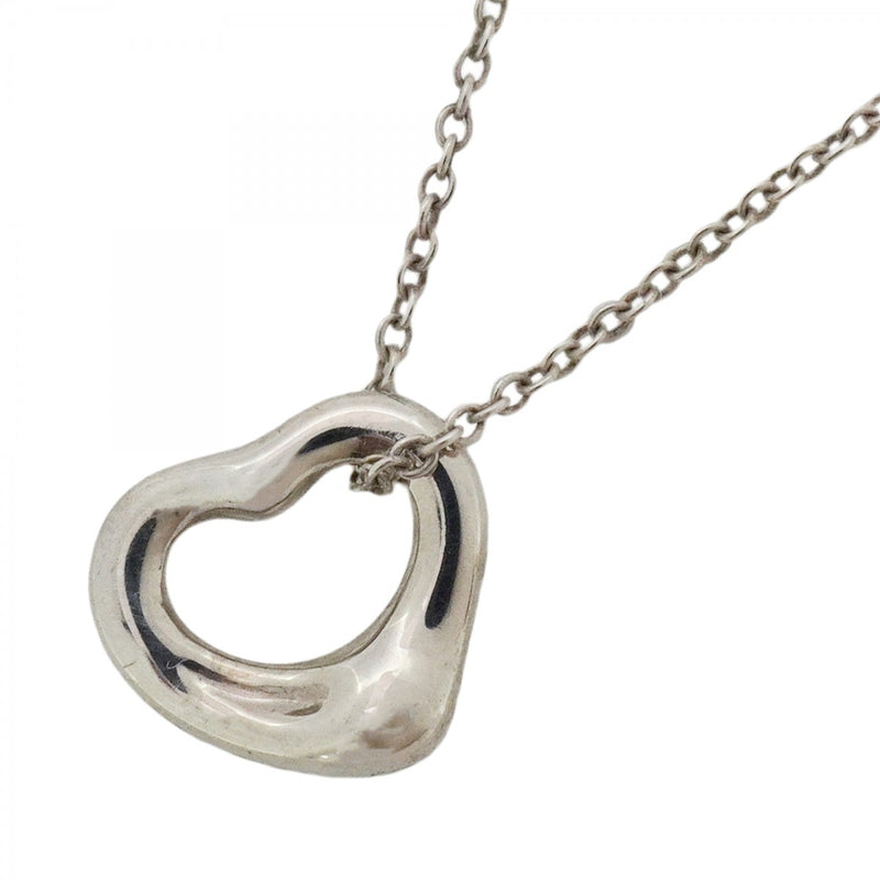 ティファニー オープンハート ロゴ刻印 ネックレス シルバー925 ティファニー オープンハート ロゴ刻印 ネックレス シルバー925