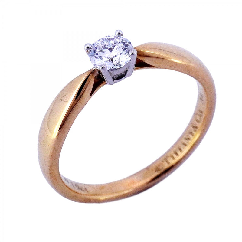 5jpb0316】ティファニー リング ハーモニー 1PD K18PG ピンクゴールド