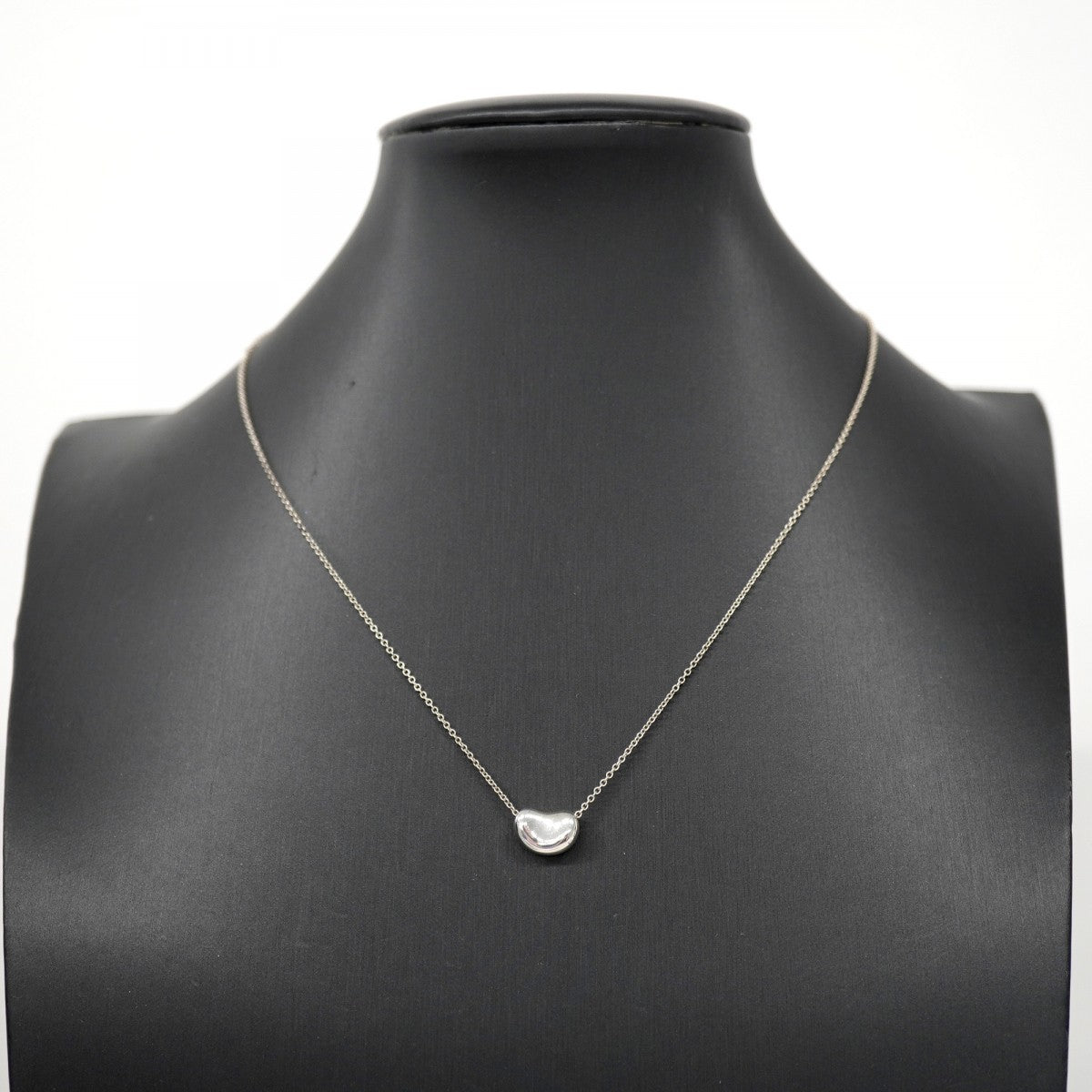 5jpb0321】ティファニー ネックレス ビーン シルバー925【中古