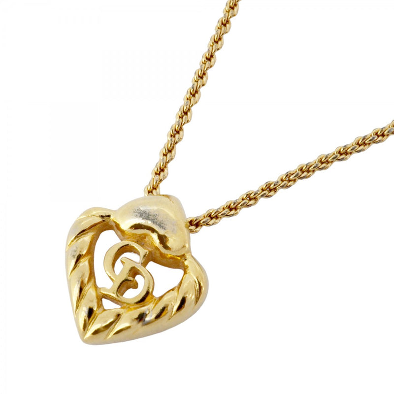 5jpb0323】クリスチャンディオール ネックレス CDロゴ GPメッキ