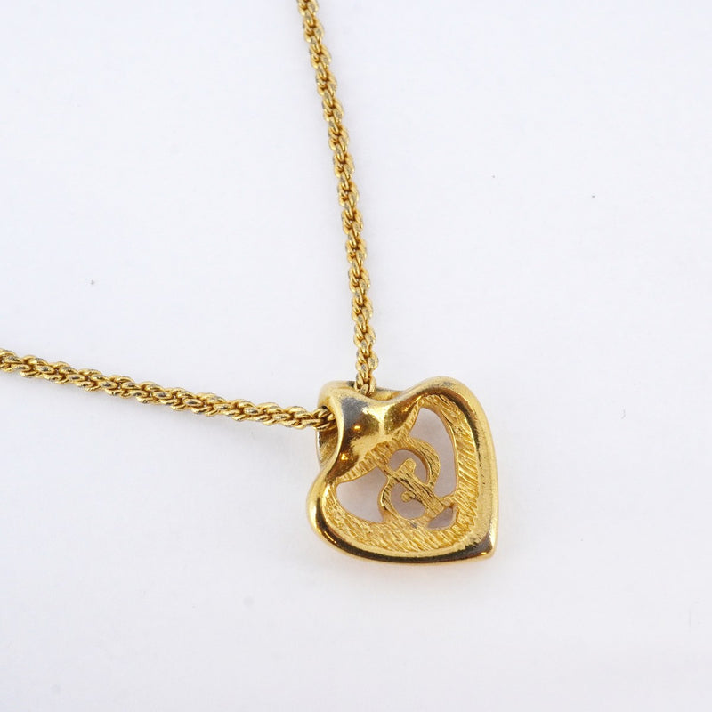 5jpb0323】クリスチャンディオール ネックレス CDロゴ GPメッキ