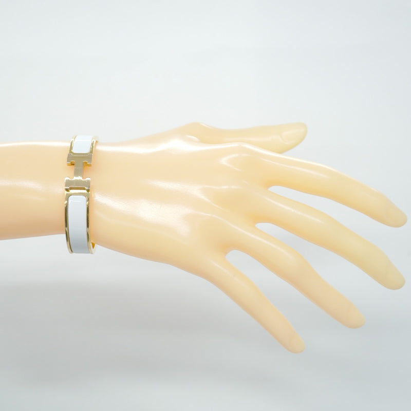 5jpb0326】エルメス バングル クリッククラックPM GPメッキ ゴールド