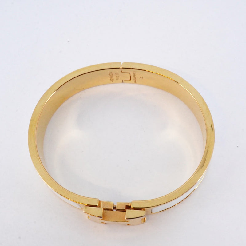 5jpb0326】エルメス バングル クリッククラックPM GPメッキ ゴールド