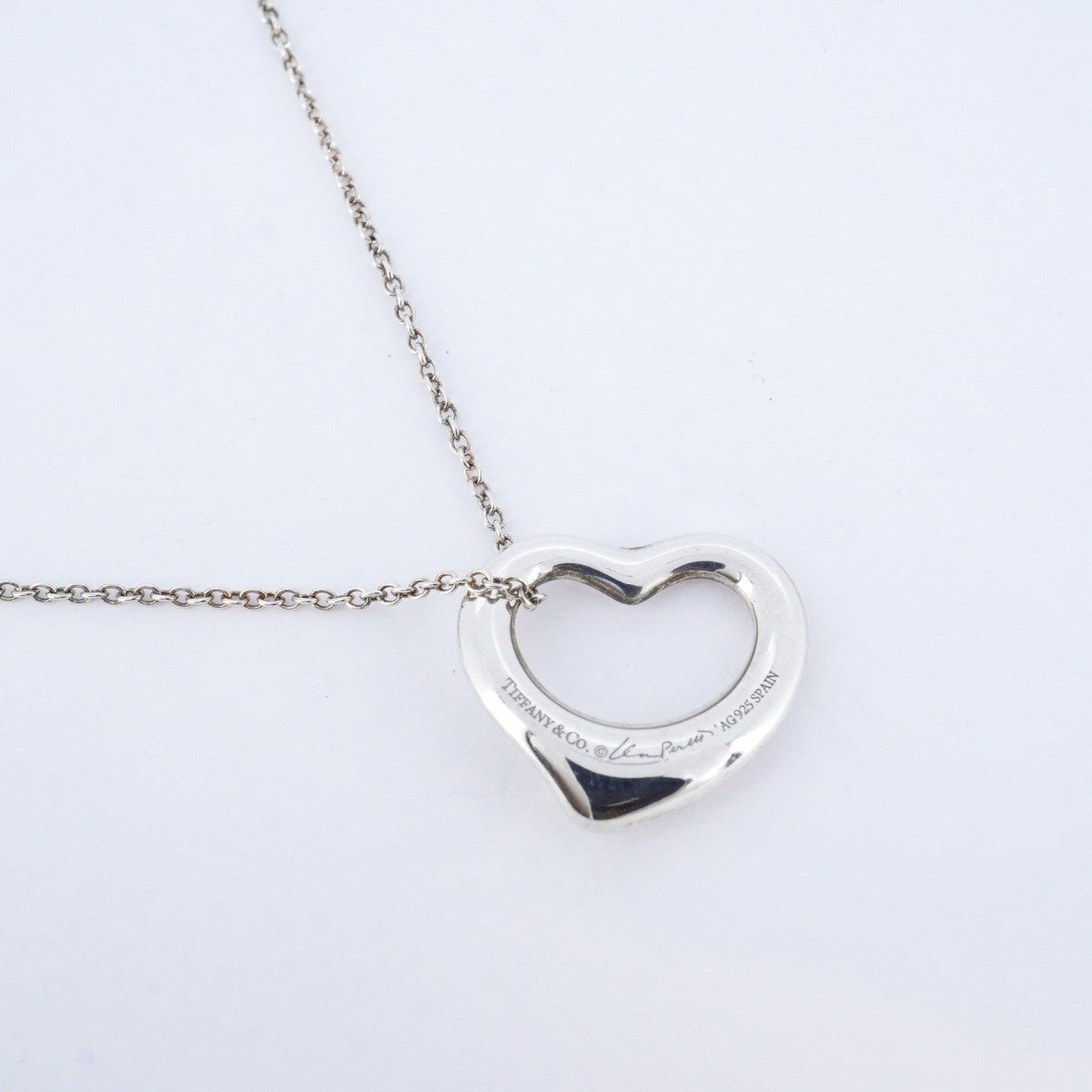 Tiffanyティファニーオープンハートネックレス　AG925 現行品Tiffanyティファニーオープンハートネックレス Ag925 TIFFANY&Co