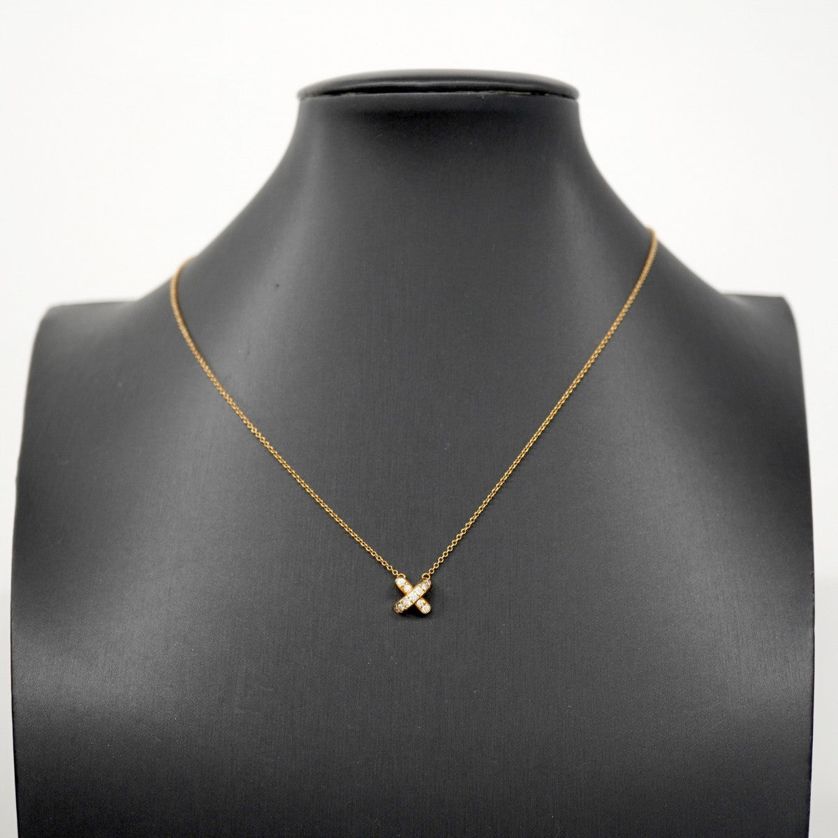 ティファニー クロスステッチ ネックレス YG TIFFANY&Co.（ティファニー） クロスステッチ ネックレス YG イエロー