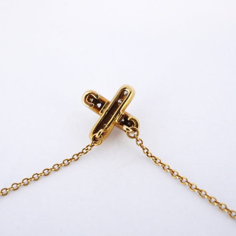 ティファニー クロスステッチ ネックレス YG TIFFANY&Co.（ティファニー） クロスステッチ ネックレス YG イエロー