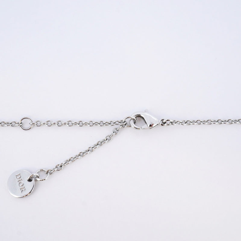 5jpb0333】クリスチャンディオール ネックレス CDロゴ メタル ライン