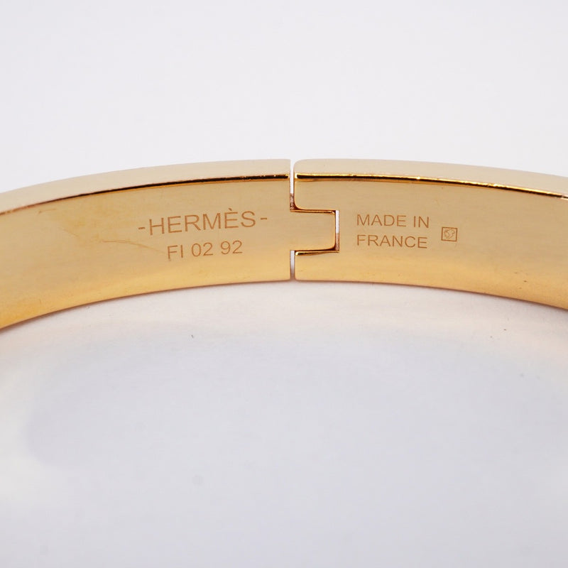 5jpb0345】エルメス バングル シェーヌダンクル ミニクリックPM GP