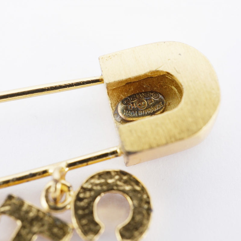 CHANEL ロゴ入りゴールドメッキリング　傷有り CHANEL ロゴ入りゴールドメッキリング 傷有り CHANEL ロゴ入りゴールド