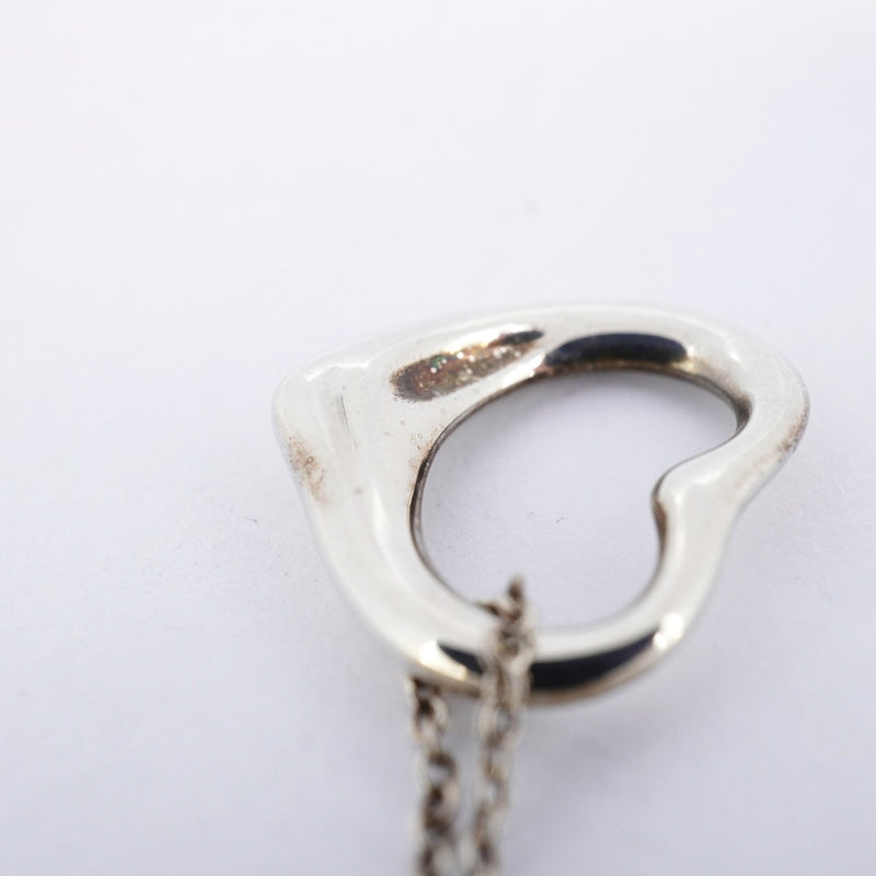 5jpb0353】ティファニー ネックレス オープンハート シルバー925【中古