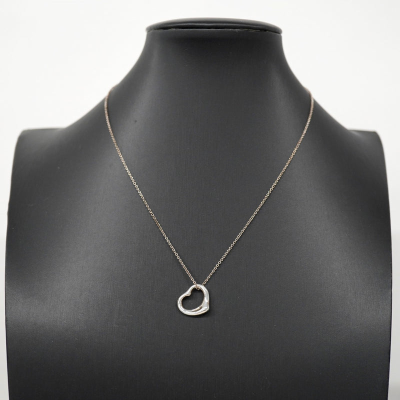 ティファニー オープンハート ロゴ刻印 ネックレス シルバー925 ティファニー オープンハート ロゴ刻印 ネックレス シルバー925