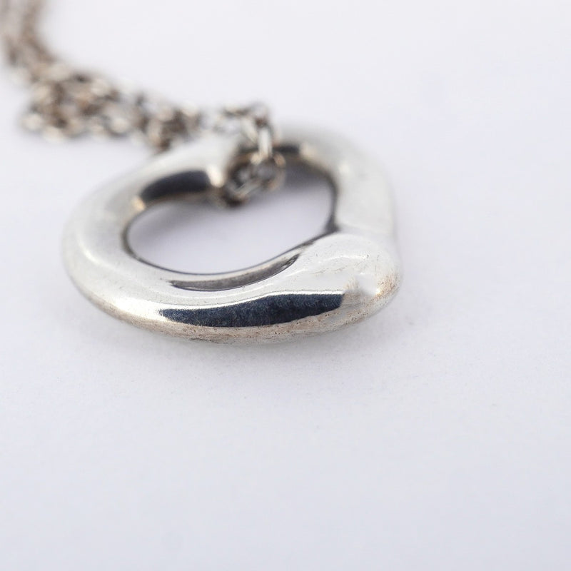 5jpb0354】ティファニー ネックレス オープンハート シルバー925【中古