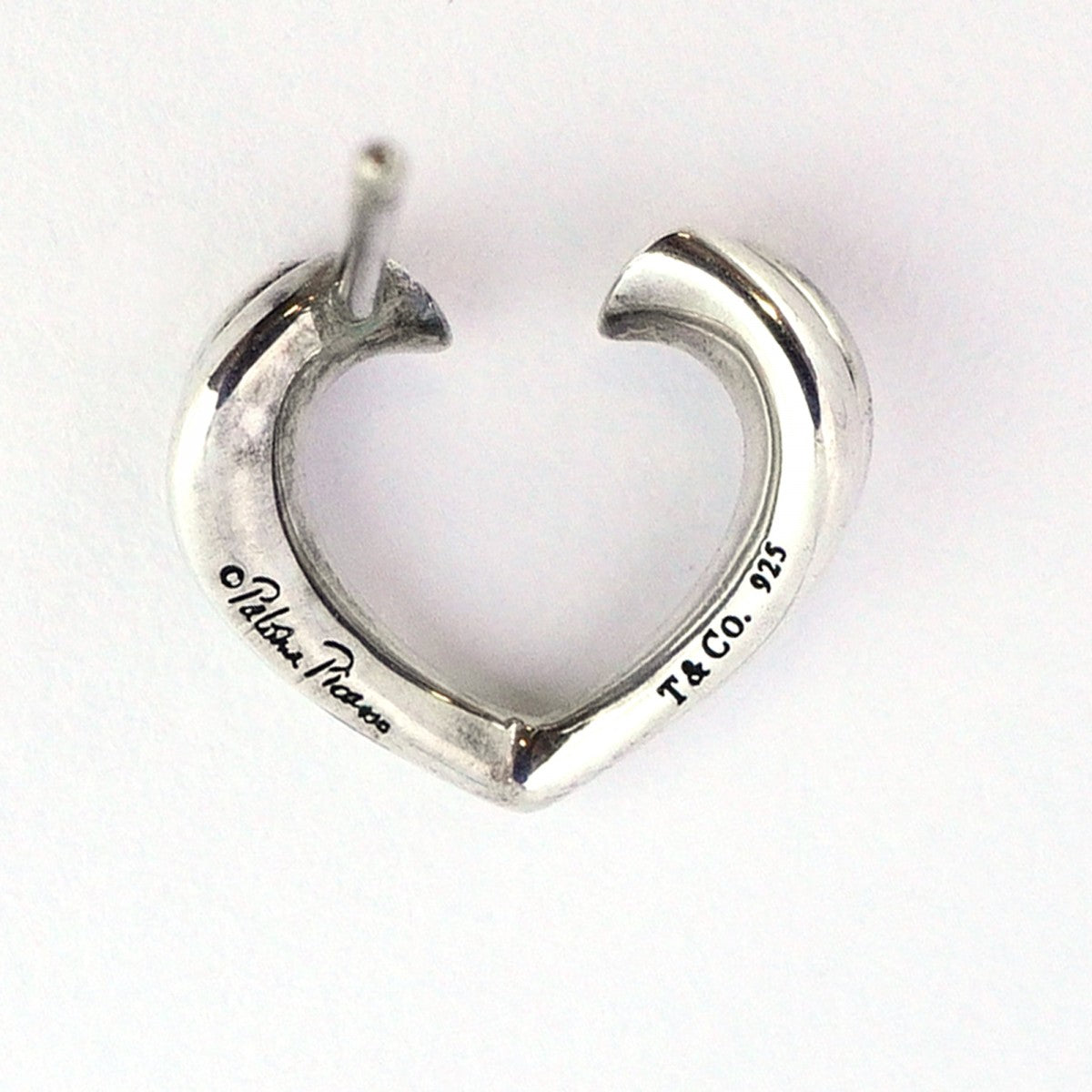 5jpb0363】ティファニー ピアス テンダネスハート シルバー925【中古