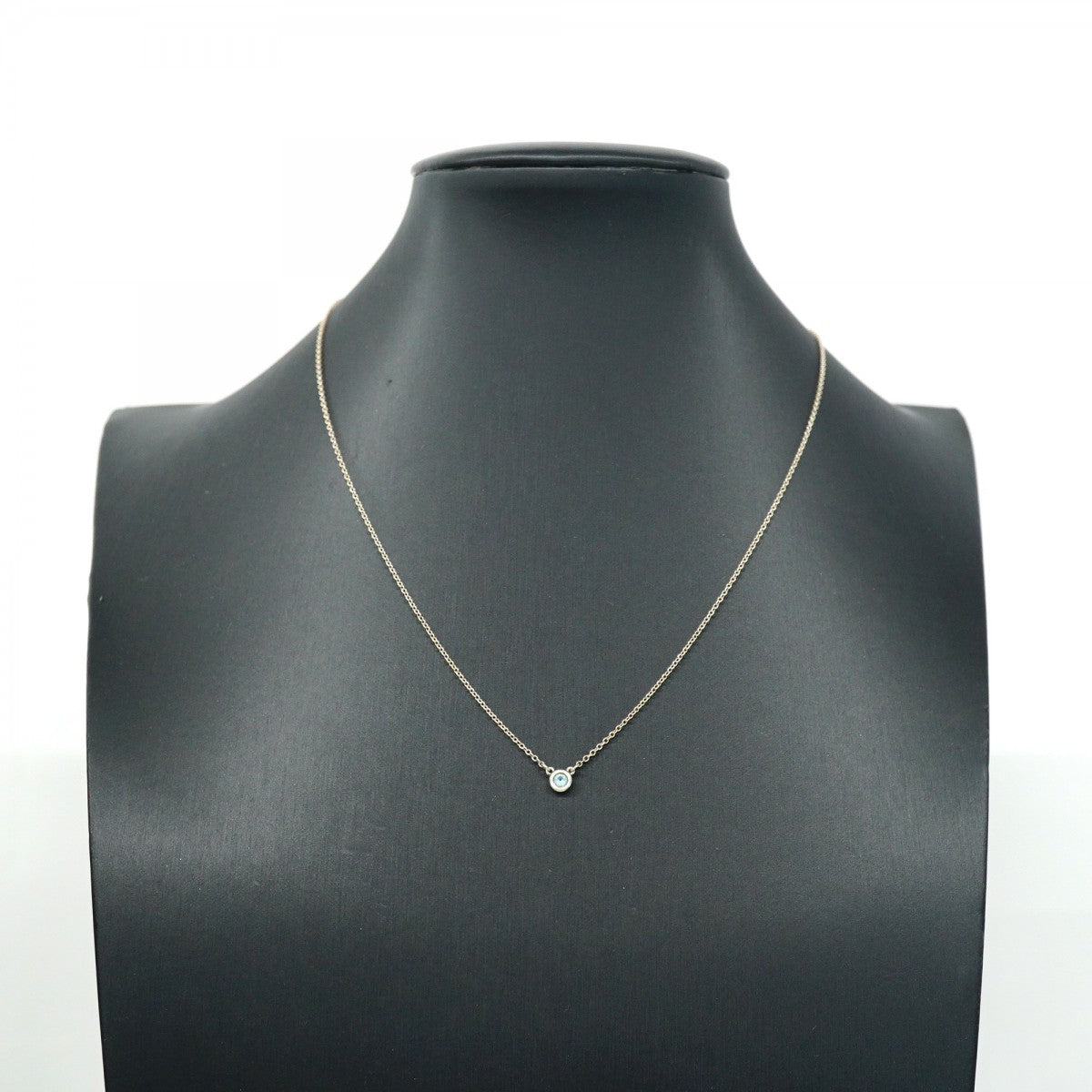 5jpb0387】ティファニー ネックレス バイザヤード シルバー925 アクア