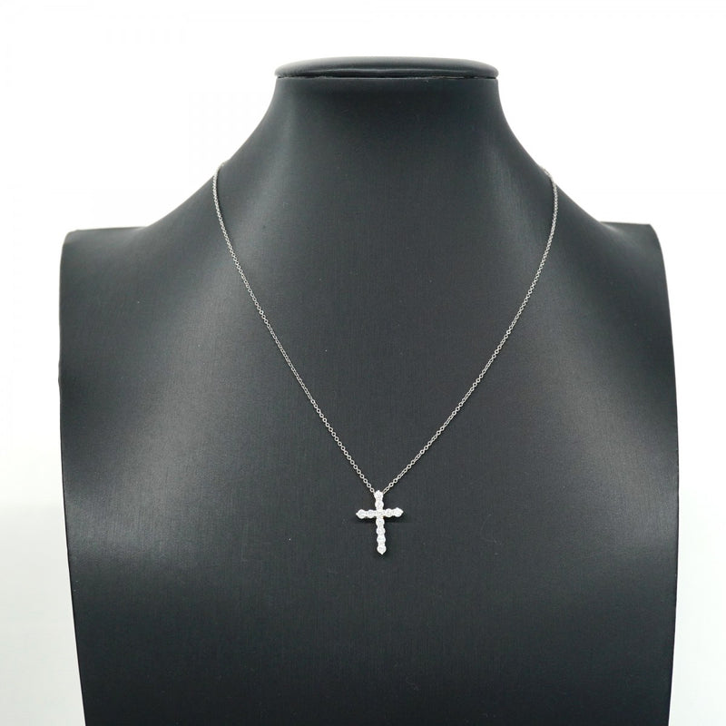 5jpb0393】ティファニー ネックレス スモールクロス 11PD Pt950