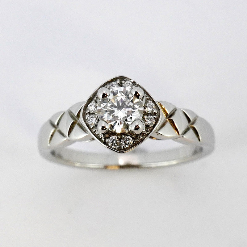 5jpb0408】シャネル リング ココクラッシュ Pt950 プラチナ