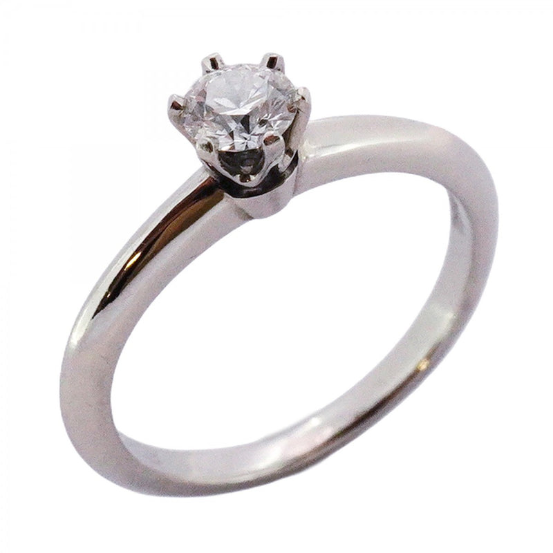 5jpb0409】ティファニー リング ソリティア 1PD Pt950 プラチナ