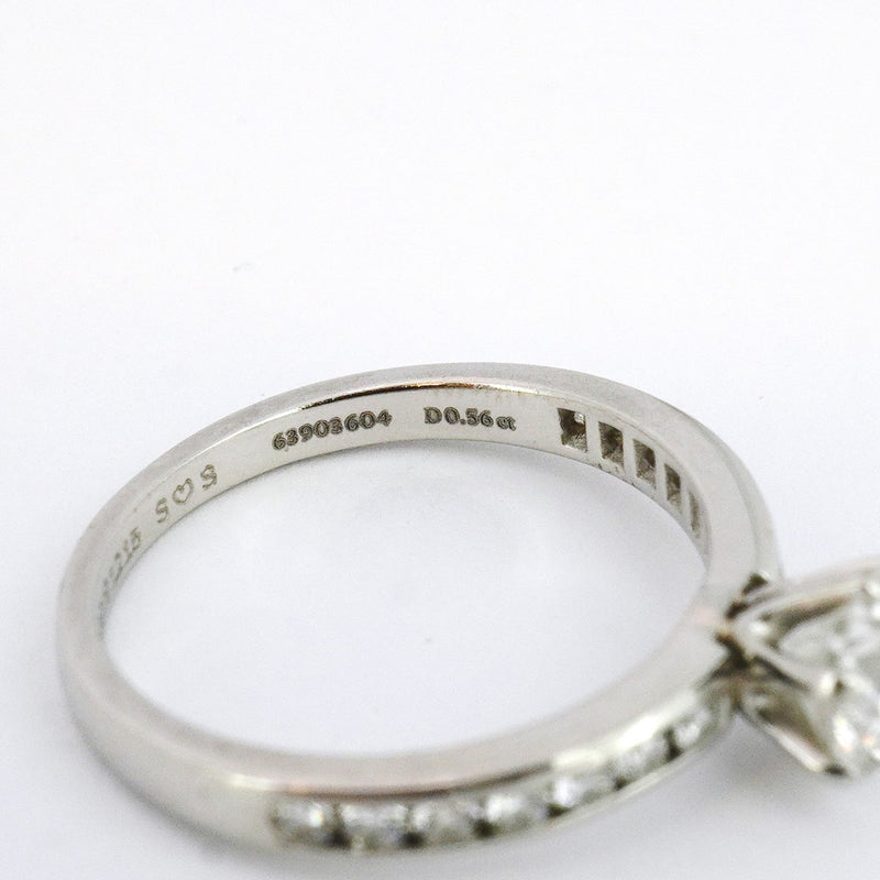 5jpb0419】ティファニー リング ソリティア チャネルセッティング