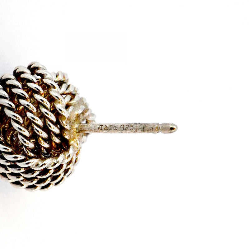 5jpb0420】ティファニー ピアス サマセット/メッシュ シルバー925