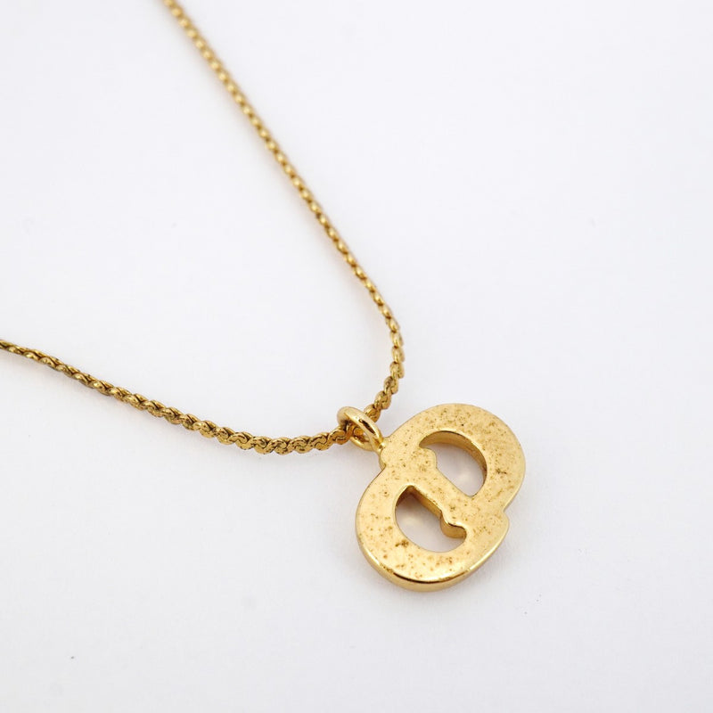 5jpb0434】クリスチャンディオール ネックレス CDロゴ GPメッキ ライン