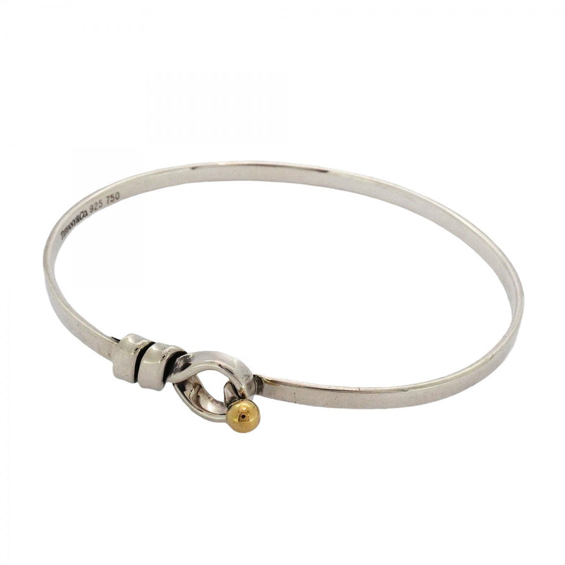 5jpb0435】ティファニー バングル フック&アイ K18YG イエローゴールド