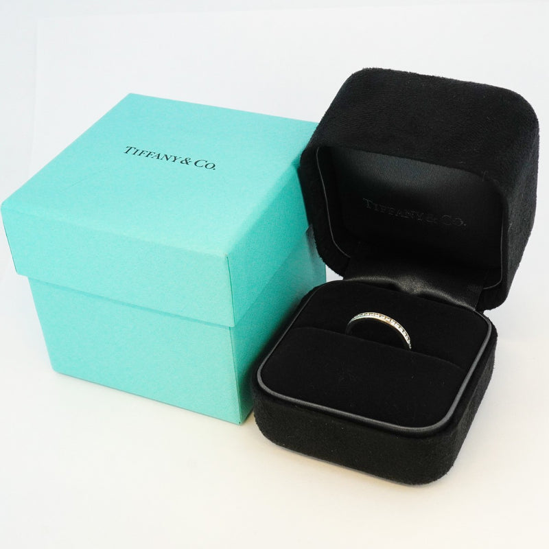 5jpb0437】ティファニー リング チャネルセッティング ハーフ