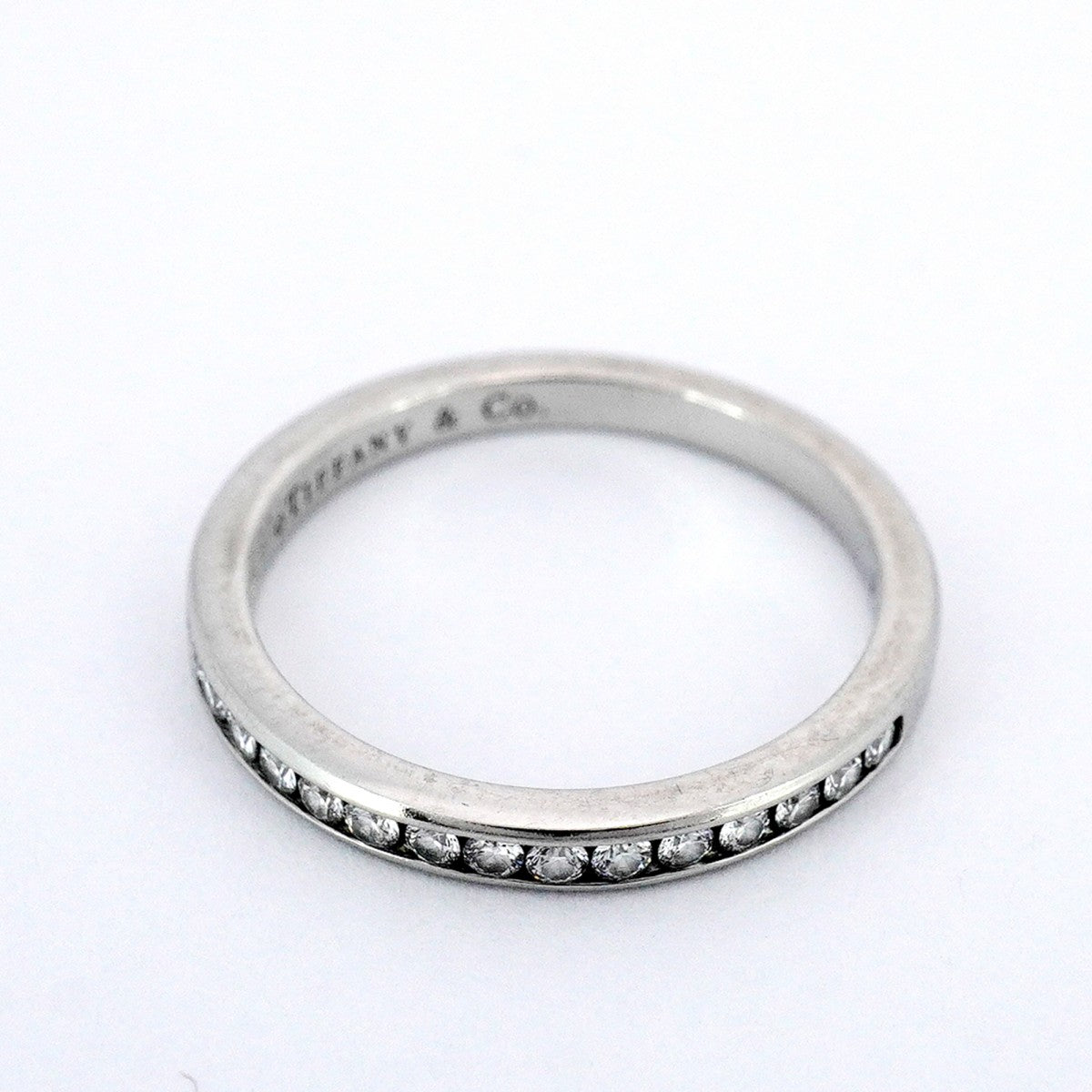 5jpb0437】ティファニー リング チャネルセッティング ハーフ