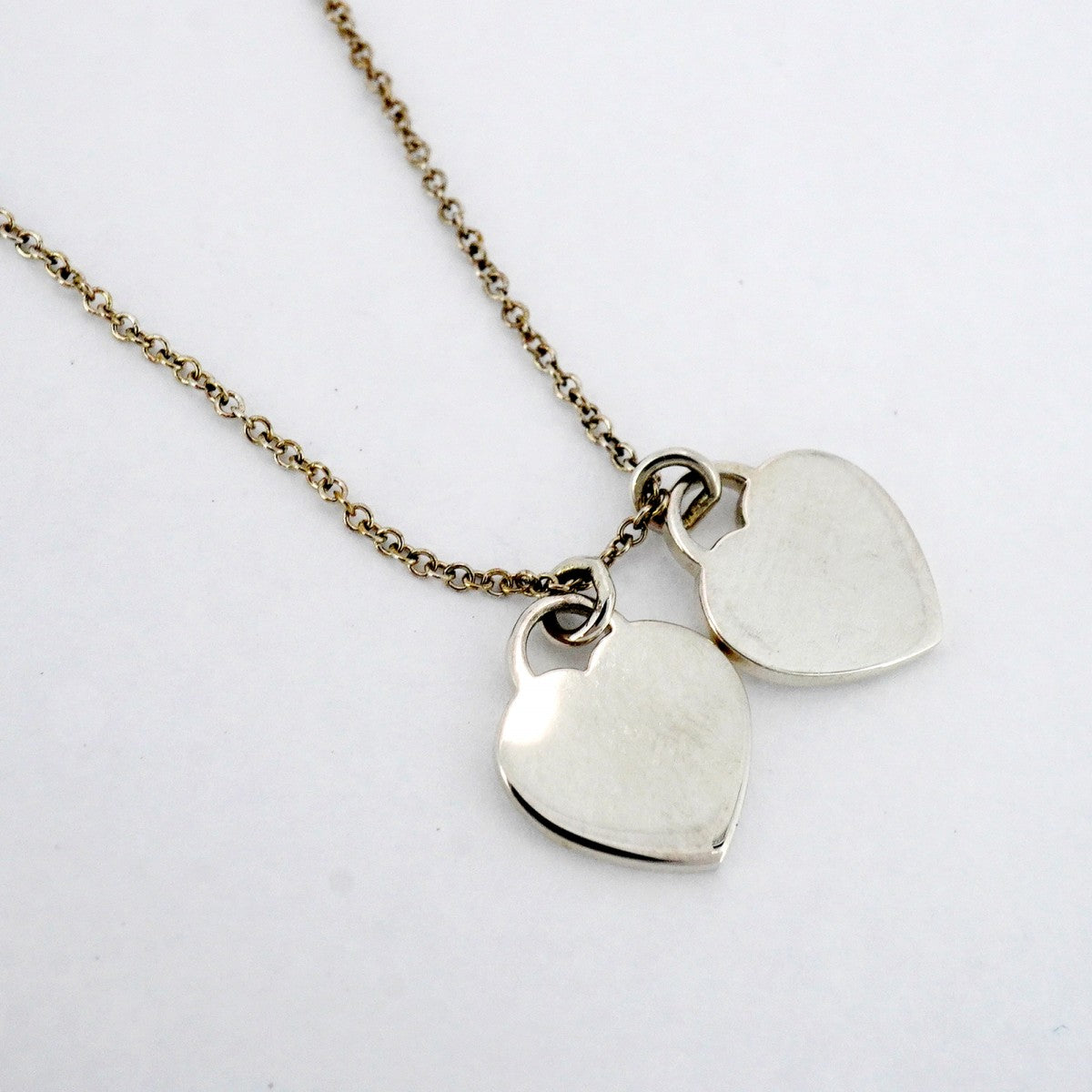 5jpb0446】ティファニー ネックレス ダブルリターントゥハート