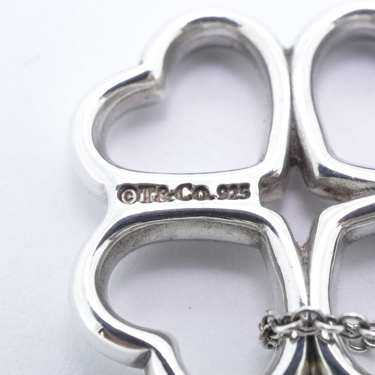 5jpb0452】ティファニー ネックレス ハートクローバー シルバー925