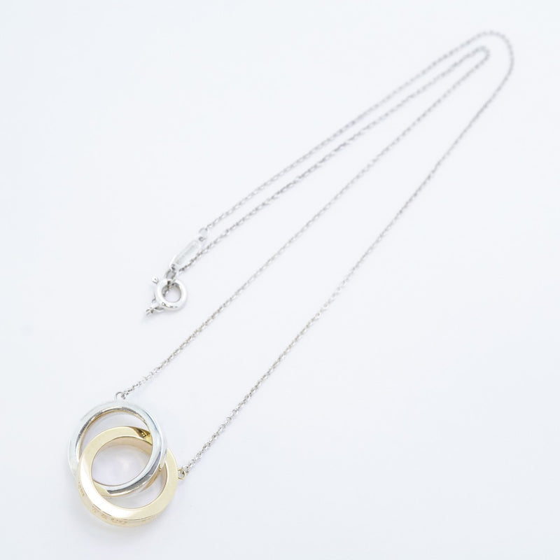 美品✨TIFFANY モンタージュ ネックレス シルバー 925 サークル ティファニー TIFFANY&CO. 1837 インターロッキング サークル