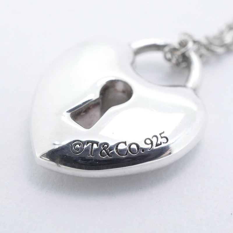 5jpb0457】ティファニー ネックレス ハートロック シルバー925【中古