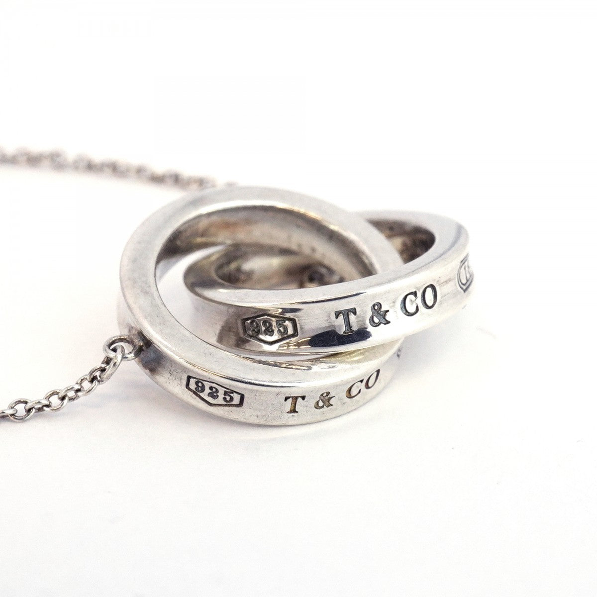 5jpb0476】ティファニー ネックレス インターロッキング シルバー925