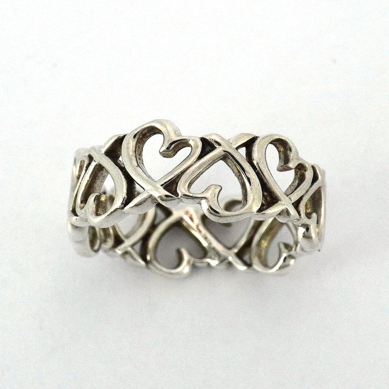 5jpb0480】ティファニー リング フルラビングハート シルバー925 12号