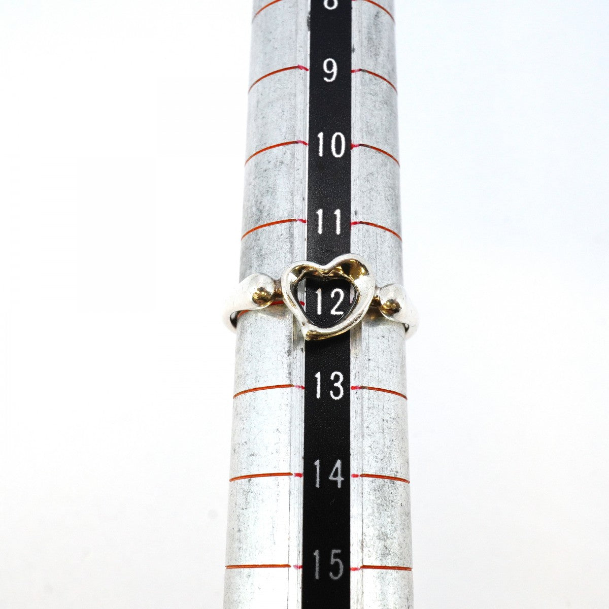 5jpb0482】ティファニー リング オープンハート シルバー925 12号