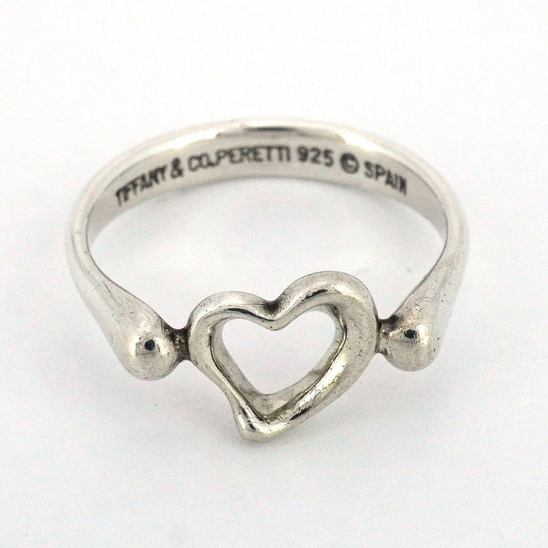5jpb0482】ティファニー リング オープンハート シルバー925 12号