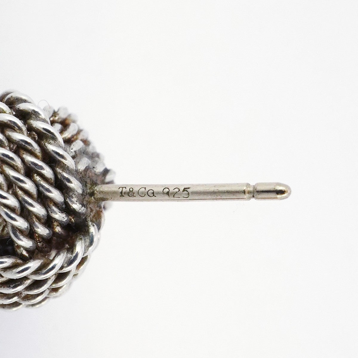 5jpb0485】ティファニー ピアス サマセット/メッシュ シルバー925