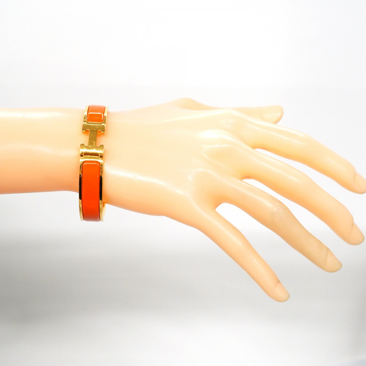 5jpb0497】エルメス バングル クリッククラックPM GPメッキ ゴールド