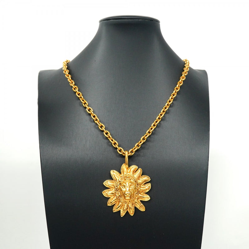 5jpb0498】シャネル ネックレス ヴィンテージ ココマーク ライオン