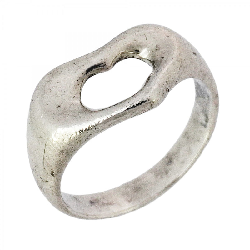 5jpb0510】ティファニー リング オープンハート シルバー925 7.5号