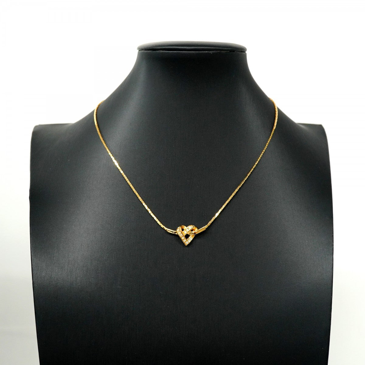 5jpb0513】クリスチャンディオール ネックレス ハートモチーフ GP