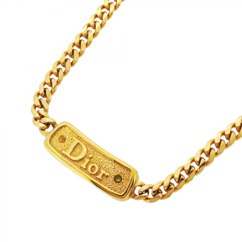 5jpb0536】クリスチャンディオール ネックレス ディオールロゴ GP