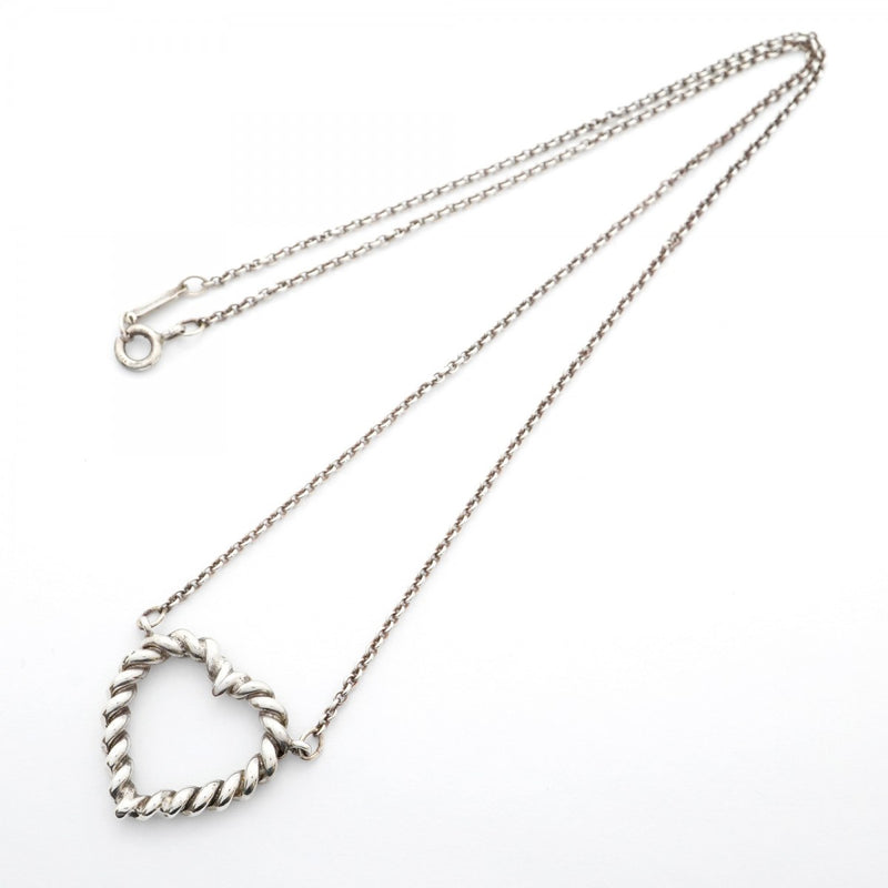 5jpb0546】ティファニー ネックレス ツイストハート シルバー925【中古