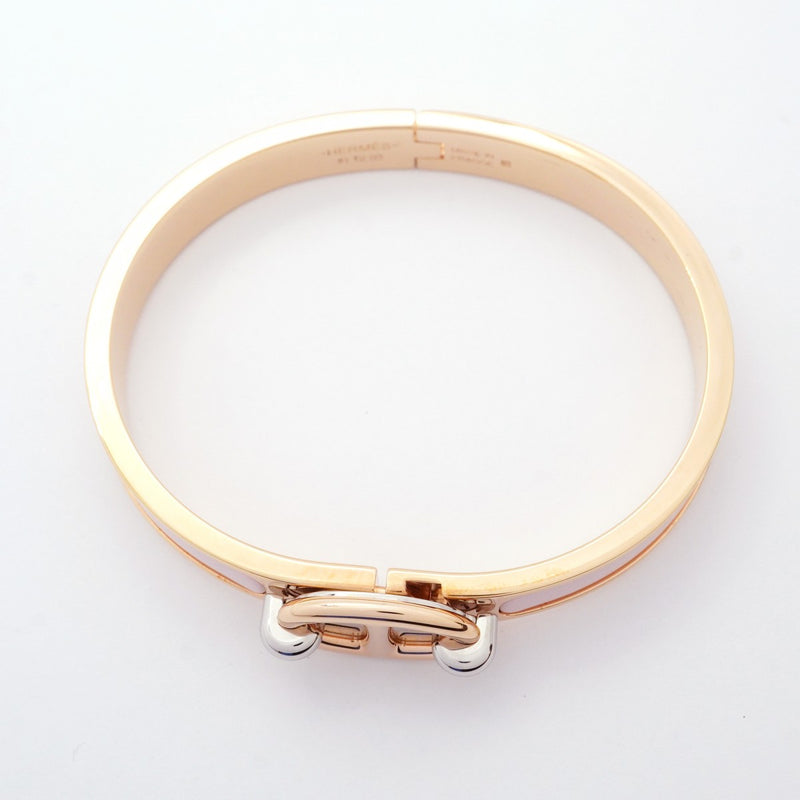 5jpb0559】エルメス バングル シェーヌダンクル ミニクリック GPメッキ