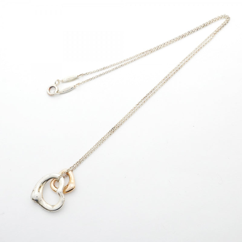 5jpb0560】ティファニー ネックレス ダブルオープンハート K18PG