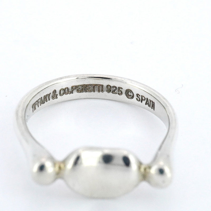 5jpb0566】ティファニー リング ビーン シルバー925 7.5号【中古