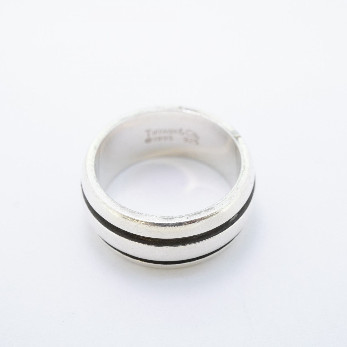 5jpb0600】ティファニー リング グルーブド/ダブルライン シルバー925